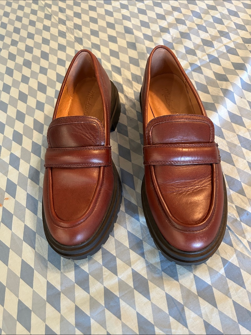 Madewell leather loafers size 7